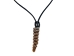 Real Rattlesnake Rattle Necklace: Large with Black Cord - 598-J30 (Y1L)