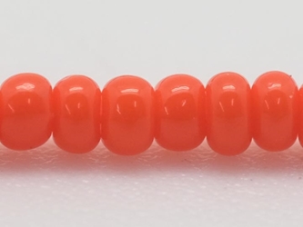 10/0 Seedbead Opaque Orange (500 g bag) glass beads