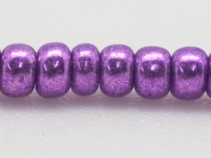 10/0 Czech Glass Seedbead Metallic Purple (500 g bag) glass beads