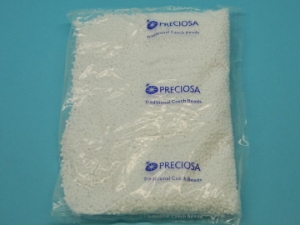 8/0 Czech Glass Beads White (500 g bag) glass beads
