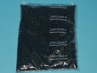 8/0 Czech Glass Beads Black (500 g bag) glass beads