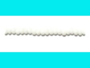 6/0 Czech Glass Pony Beads White (500 g bag) glass beads