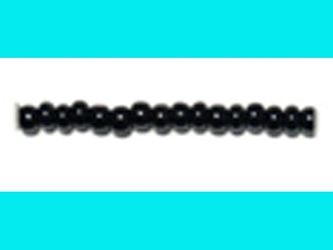 6/0 Czech Glass Pony Beads Black (500 g bag) glass beads