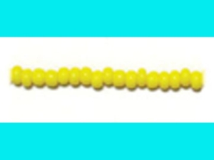 6/0 Czech Glass Pony Beads Lemon Yellow (500 g bag) glass beads