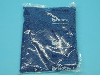 6/0 Czech Glass Pony Beads Dark Royal Blue (500 g bag) glass beads