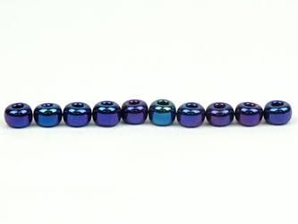 2/0 Seedbead Opaque Blue Iris (500 g bag) glass beads