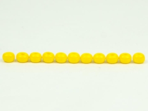 2/0 Seedbead Opaque Yellow (500 g bag) glass beads