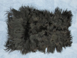 Dyed Kidassia Goatskin Plate: Dark Brown 
