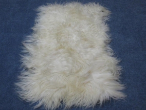 Kidassia Goatskin Plate: White 