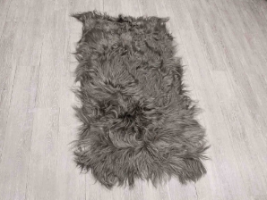 Dyed Kidassia Goatskin Plate: Gunmetal 