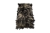 Kidassia Goatskin Plate: Snowtop: Black with White Tips - 66-GPK-B014 (Y1KRE)