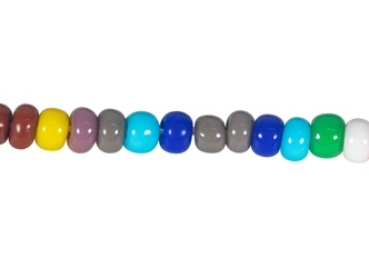11/0 Seedbead Opaque Multi (500 g bag) glass beads
