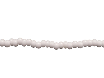 11/0 Seedbead Opaque White (500 g bag) glass beads