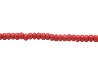 11/0 Seedbead Opaque Medium Red (500 g bag) glass beads