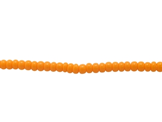 11/0 Seedbead Opaque Light Orange (500 g bag) glass beads