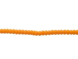 11/0 Seedbead Opaque Light Orange (500 g bag) glass beads