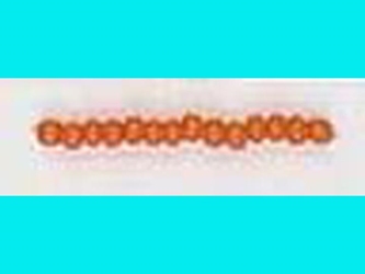 11/0 Seedbead Opaque Orange (500 g bag) glass beads