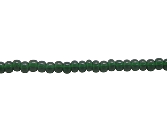 11/0 Seedbead Translucent Dark Green (500 g bag) glass beads