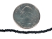 11/0 Seedbead Opaque Matte Black (500 g bag) - 66434943 (Y1R)
