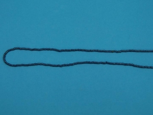 11/0 Seedbead Metallic Gunmetal (500 g bag) glass beads