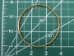 Copper or Brass Bangle: Cowhorn - 680-282 (Y2KC11)