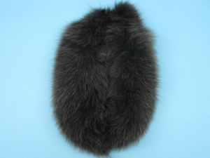Dyed Brown Fox Bandeau fox bandeaux, fox fur headbands