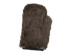 Rabbit Fur Massage Mitt: Natural Blacky Brown - 696-9BR-S (Y2IC11)