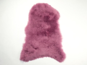 Dyed Icelandic Sheepskin: Shorn: Fuchsia: 90-100cm or 36" to 40" 