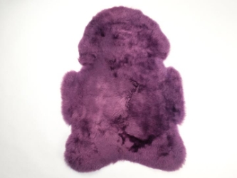 Dyed Icelandic Sheepskin: Shorn: Lavender: 90-100cm or 36" to 40" 
