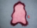 Dyed Icelandic Sheepskin: Plum: 110-120cm or 44" to 48" - 7-20PL-AS