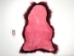 Dyed Icelandic Sheepskin: Red Wine: 110-120cm or 44" to 48" - 7-20RW-AS (Y2GRM)