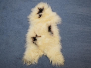 Icelandic Sheepskin: Piebald: 100-110cm or 40" to 44" 