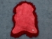 Dyed Icelandic Sheepskin: Red:  90-100cm or 36" to 40" - 7-00RD-AS (Y1LRS)