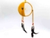 Navajo 5" Fancy Half Moon Dreamcatcher with Glass Beads - 70-H5G (Y2I)