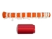 Dyed Horse Tail Hair: Double Drawn: 10-12": Orange (lb) - 702-DORTD10 (Y1KRE)