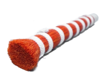 Dyed Horse Tail Hair: Double Drawn: 10-12": Orange (lb) 