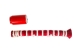 Dyed Horse Tail Hair: Double Drawn: 16" to 17": Pink (lb) - 702-DPKTD16 (Y1KRC)