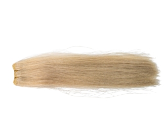 Horse Hair Weft: White: 20"-21" 