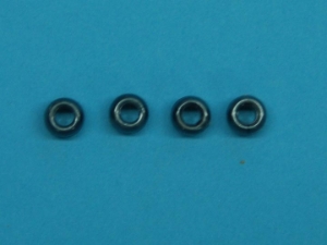 9mm Plastic Crow Beads: Pearl Black (1000/bag) plastic beads