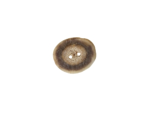 Cross-Cut 2-Hole Caribou Antler Button: 0.5-1" 