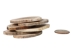 Cross-Cut 2-Hole Caribou Antler Button: 1.5-2.0" - 74-20-1.5 (Y1MC14)
