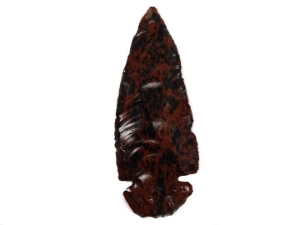 Mahogany Obsidian Arrowheads 