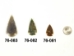 Agate Arrowheads - 76-081 (Y2KC09)