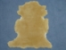 Dyed Australian Sheepskin Shearling: 1": Gold (sq ft) - 78-11-009 (Y1JRR)