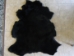 Dyed Australian Sheepskin Shearling: 1": Black (sq ft) - 78-11-021 (Y1JRN)