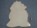 Dyed Australian Sheepskin Shearling: 1": Taupe (sq ft) - 78-11-022 (Y1JRM)