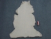 Australian Sheepskin Shearling: 0.75": Natural White: Chrome Tanned (sq ft) - 78-11-W-0.75C