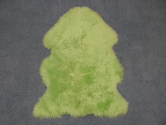 Dyed Australian Sheepskin: Green Apple: Assorted 