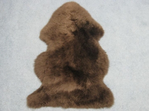 Dyed Australian Sheepskin: Chocolate: Assorted 