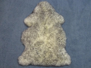 Dyed Australian Sheepskin: Black Tip: Assorted 